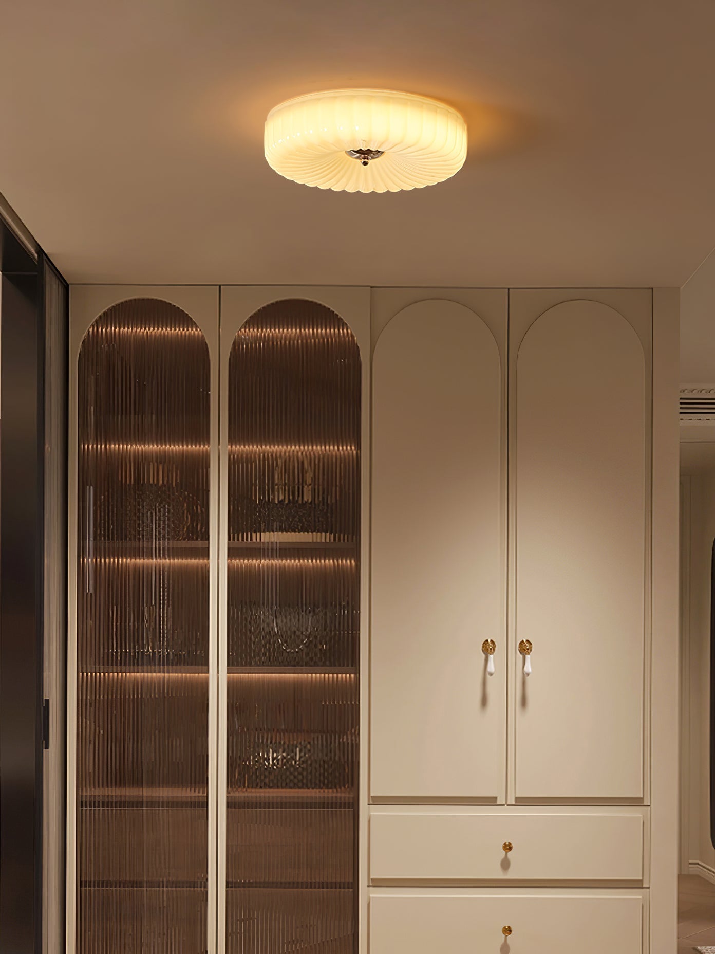 Zathee Plafonnier Verre Minimaliste Encastré - Neutralighting