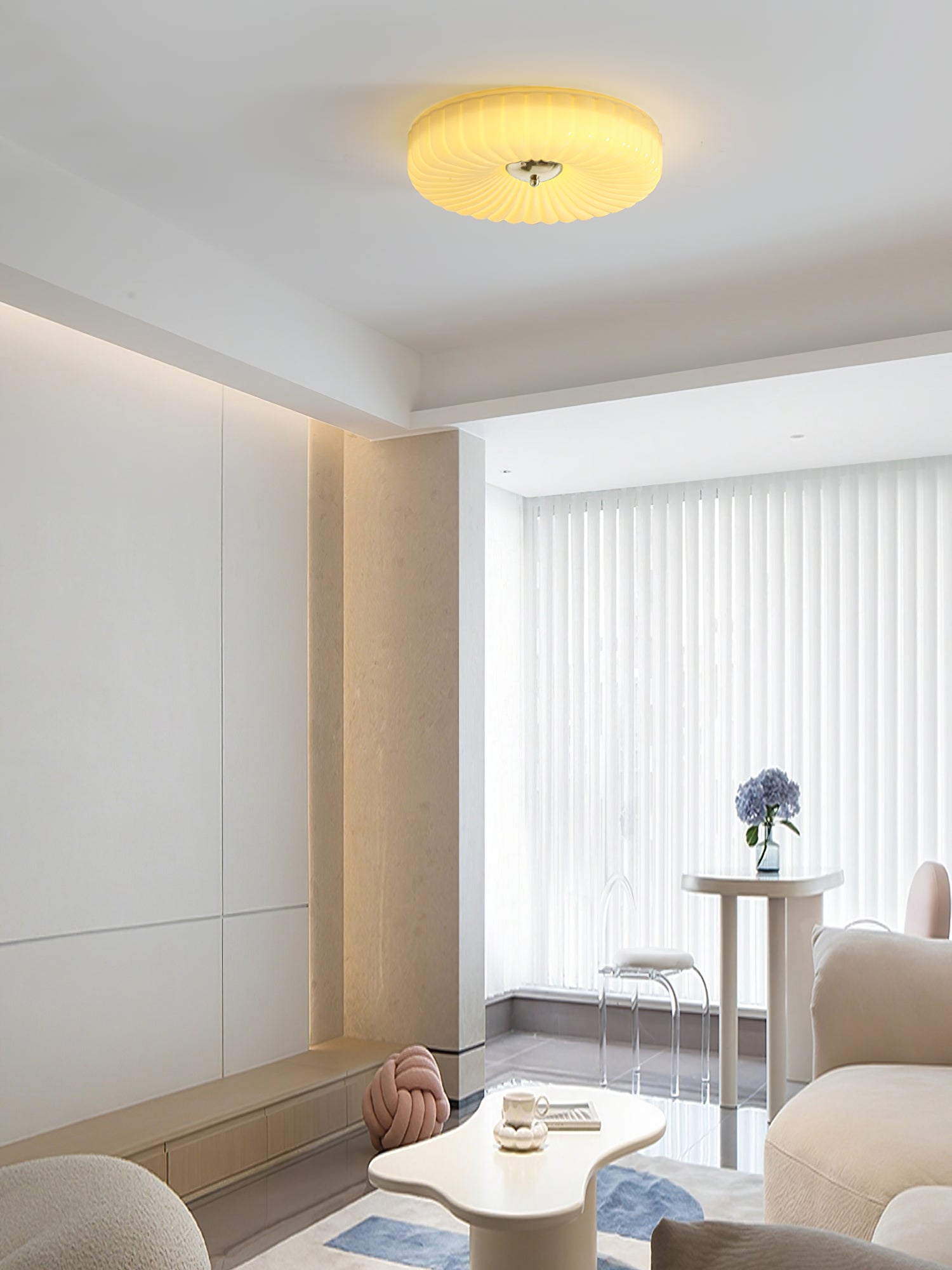 Zathee Plafonnier Verre Minimaliste Encastré - Neutralighting