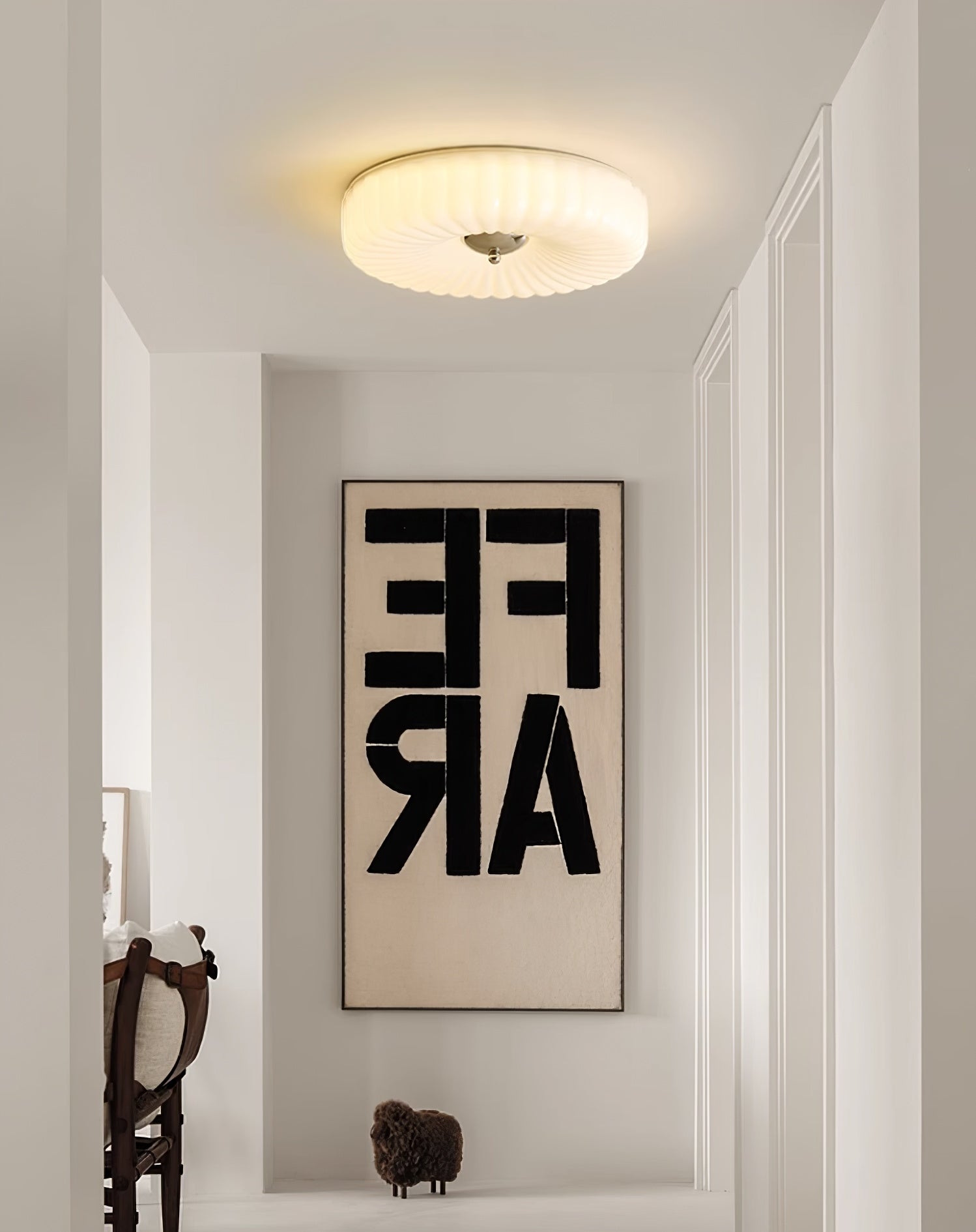 Zathee Plafonnier Verre Minimaliste Encastré - Neutralighting