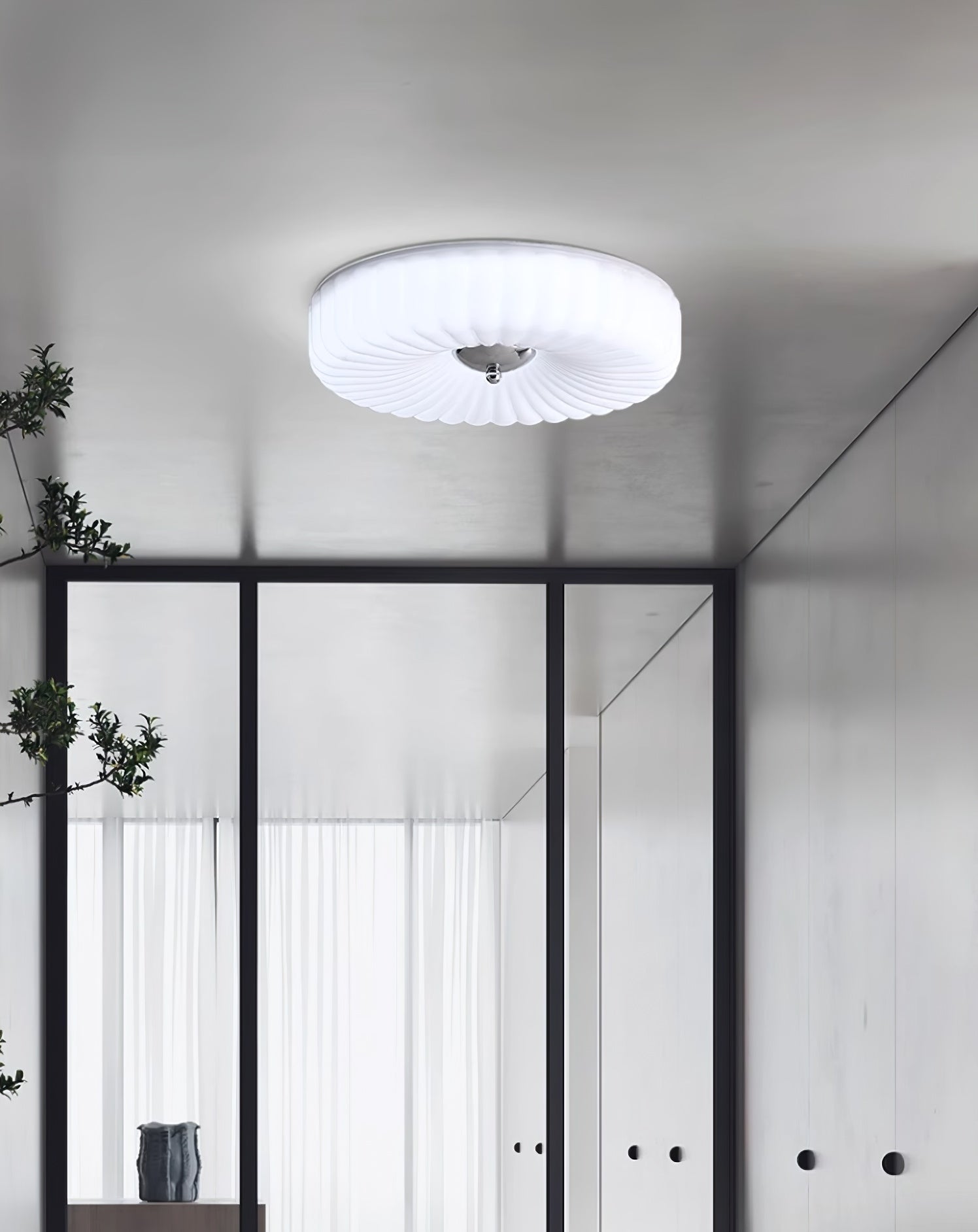 Zathee Plafonnier Verre Minimaliste Encastré - Neutralighting