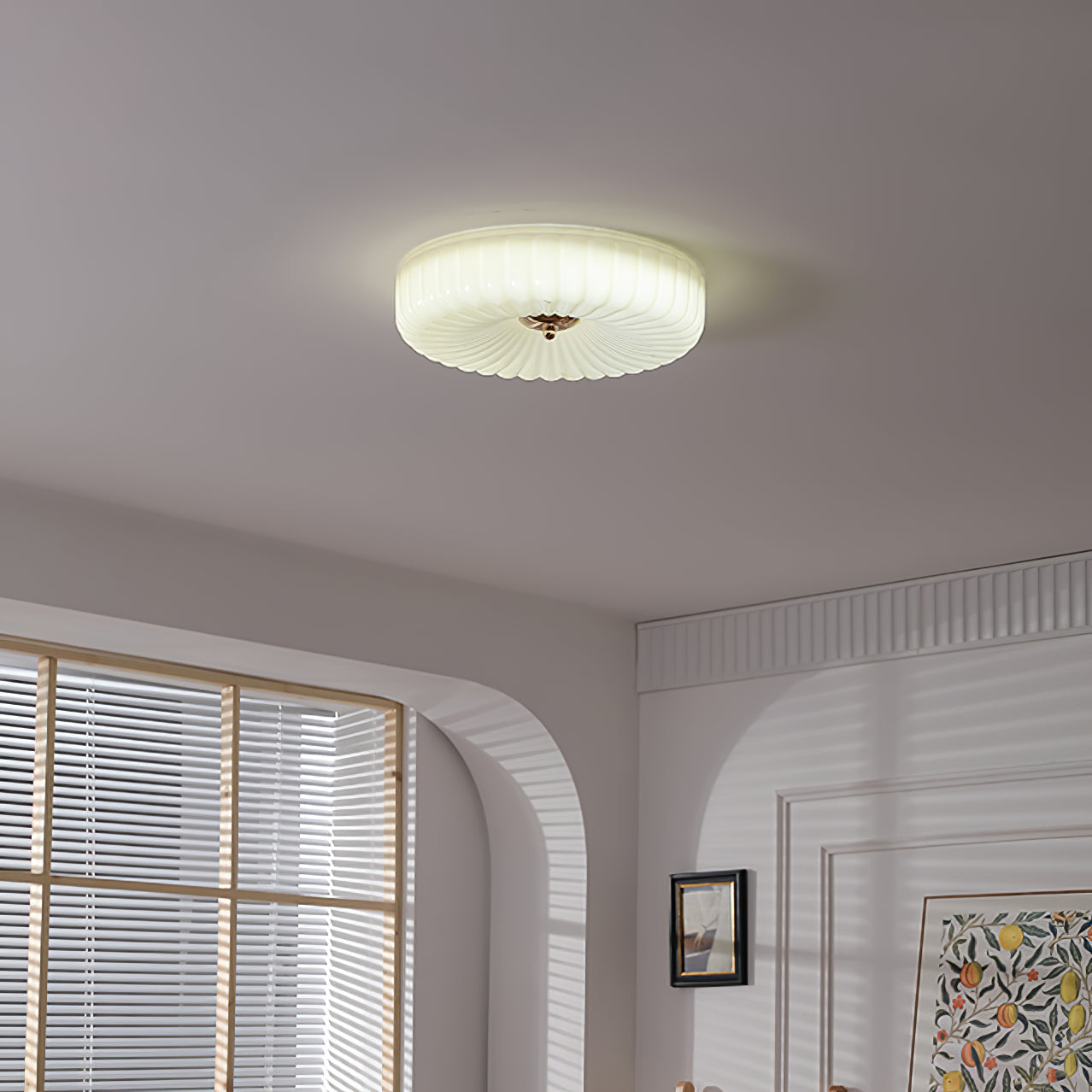 Zathee Plafonnier Verre Minimaliste Encastré - Neutralighting