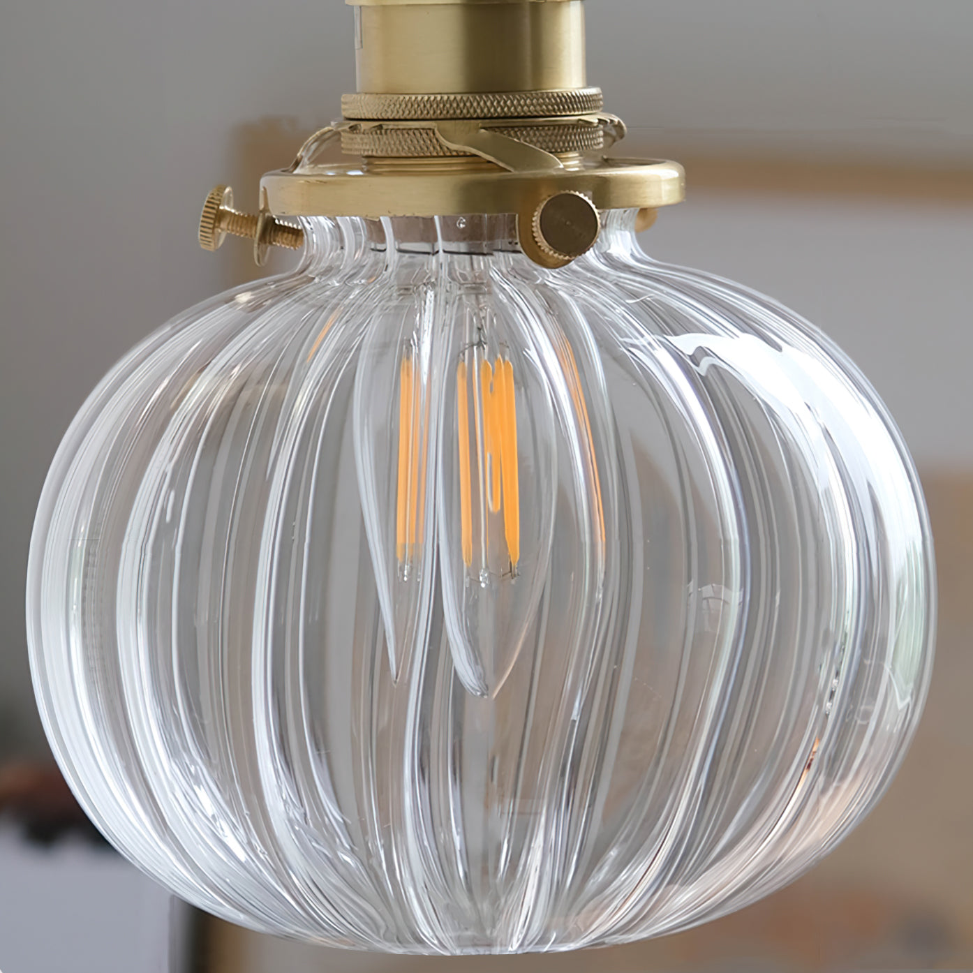 June Applique Murale Vintage en Verre - Neutralighting