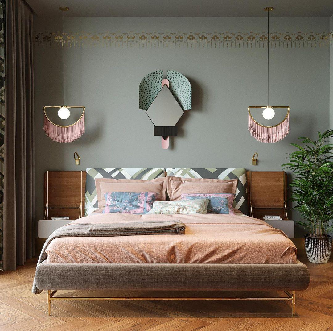 Solara Lampe suspendue en tissu à franges style globe rétro bohème - Neutralighting