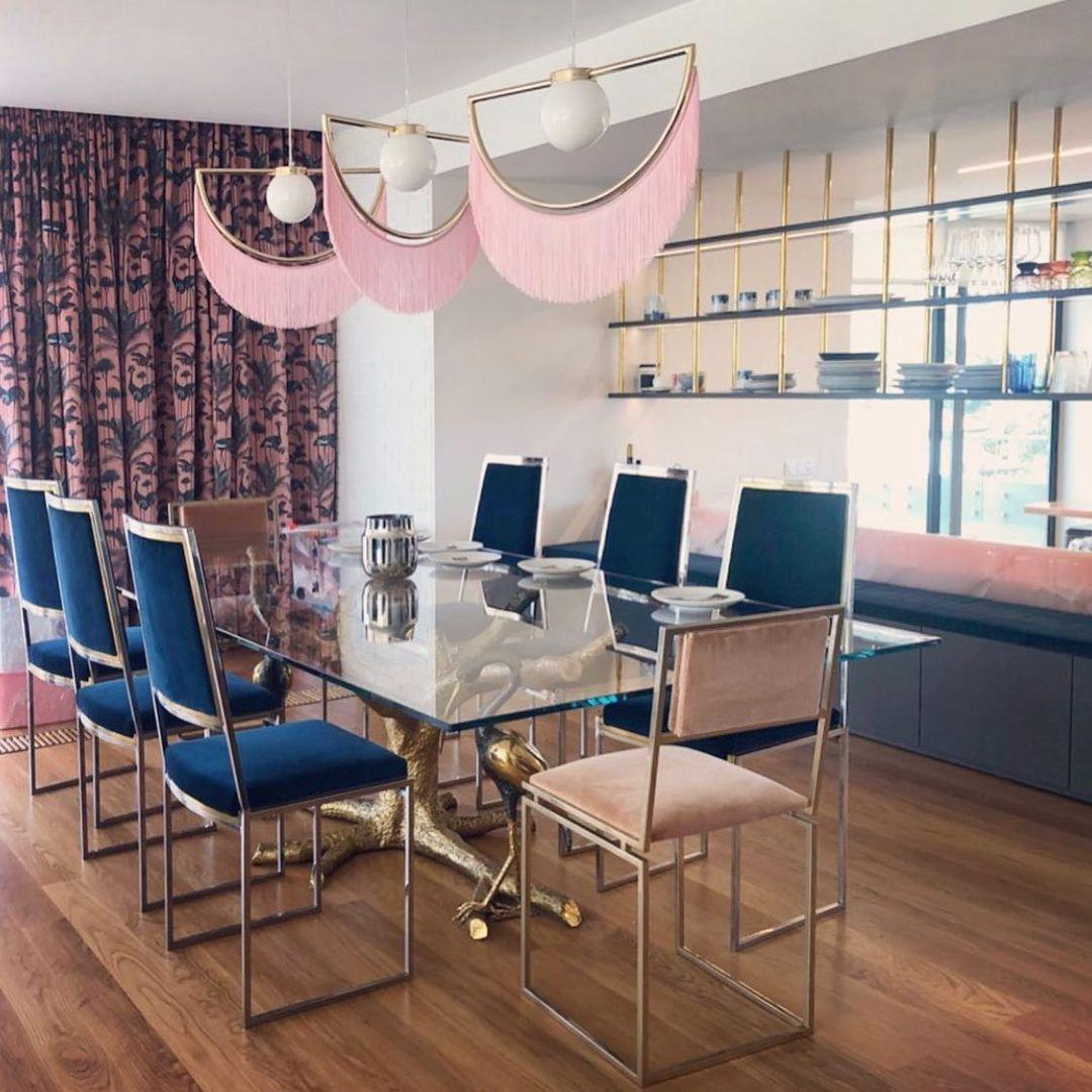 Solara Lampe suspendue en tissu à franges style globe rétro bohème - Neutralighting