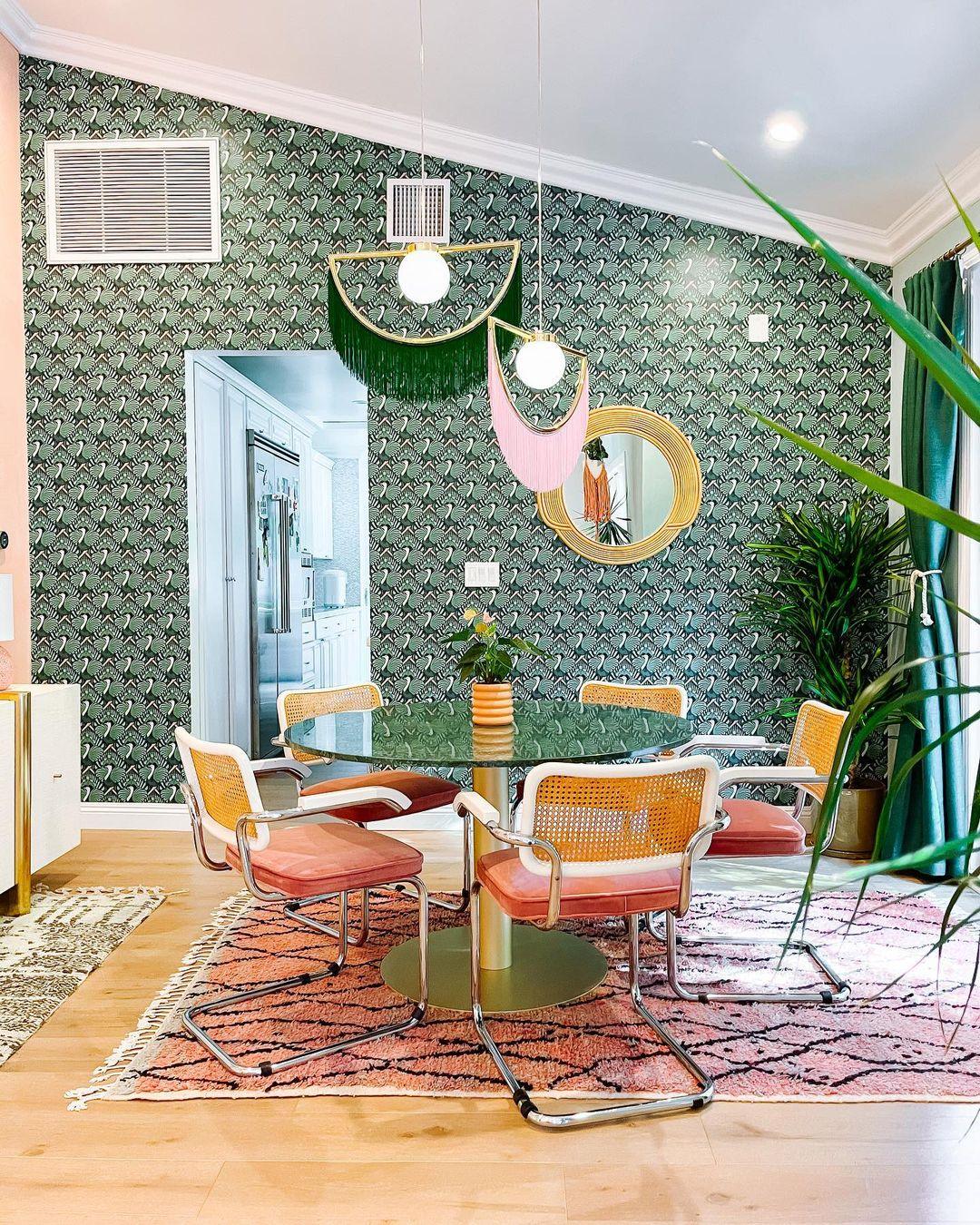 Solara Lampe suspendue en tissu à franges style globe rétro bohème - Neutralighting