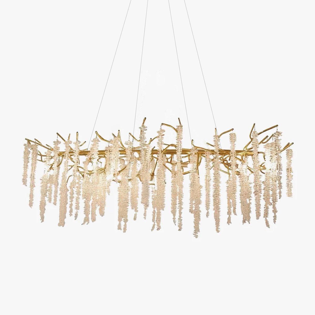 Solara Chandelier Fleur de Glycine en Cristal - Neutralighting