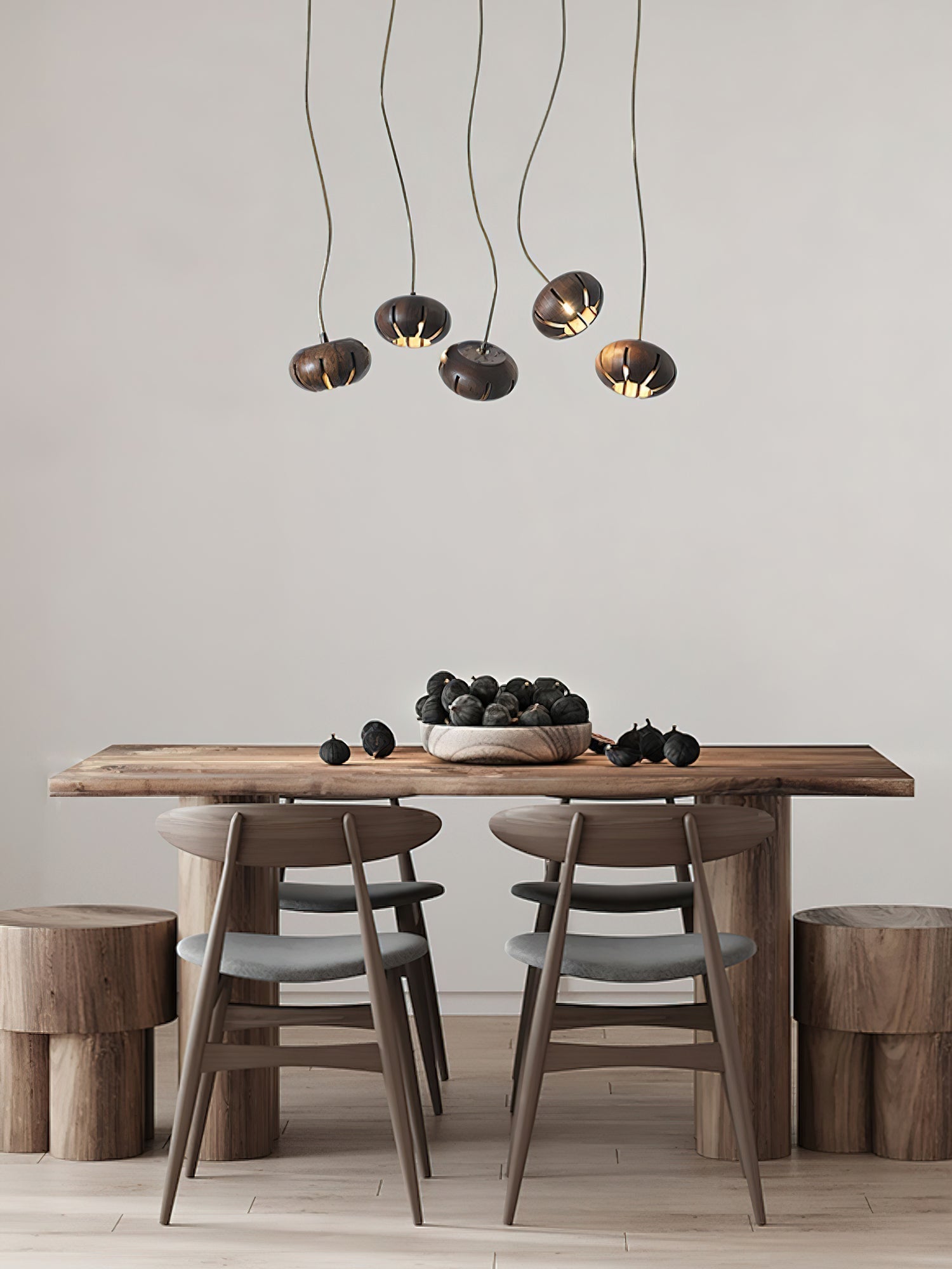 Zasorir Suspension Sculpturale en Marbre Cluster - Neutralighting