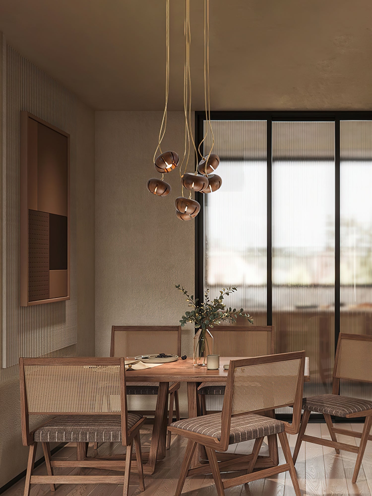 Zasorir Suspension Sculpturale en Marbre Cluster - Neutralighting