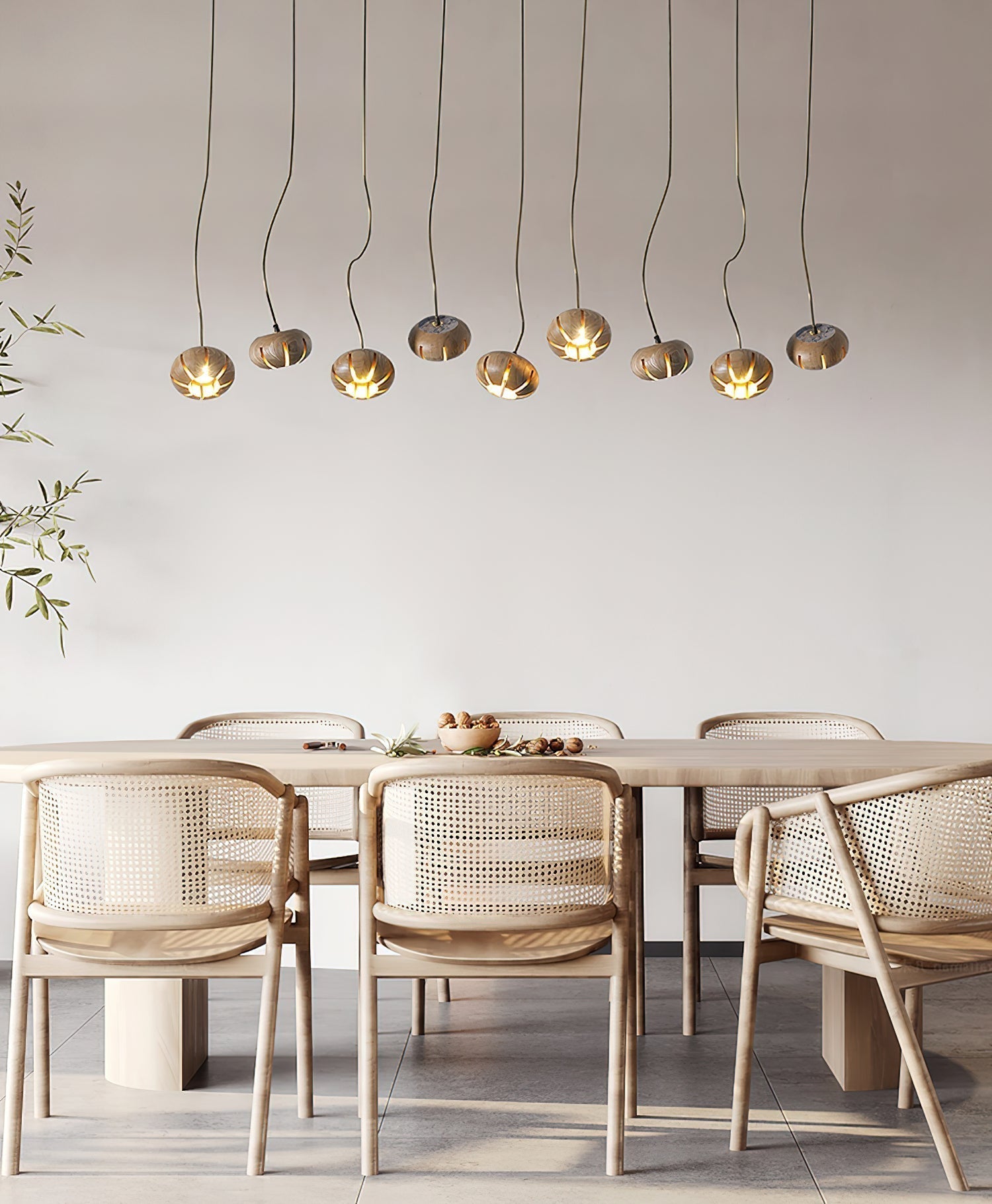 Zasorir Suspension Sculpturale en Marbre Cluster - Neutralighting