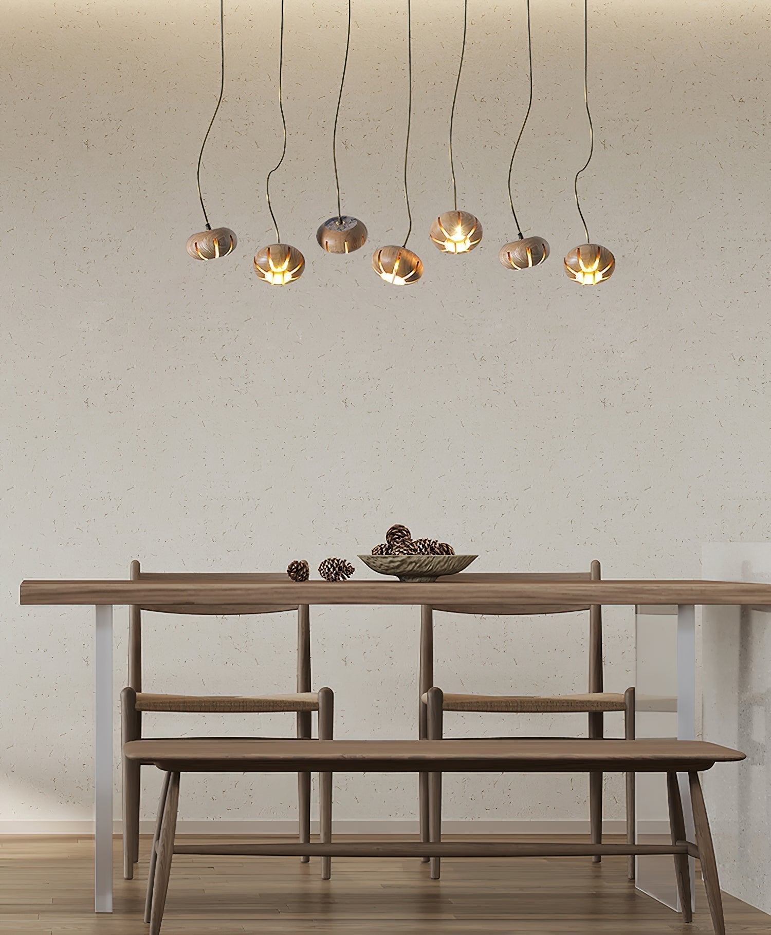 Zasorir Suspension Sculpturale en Marbre Cluster - Neutralighting