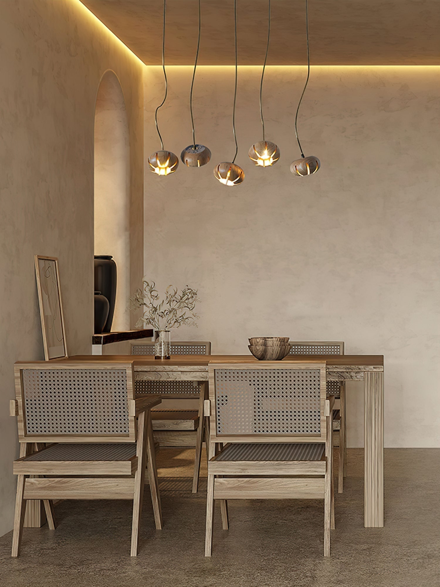 Zasorir Suspension Sculpturale en Marbre Cluster - Neutralighting