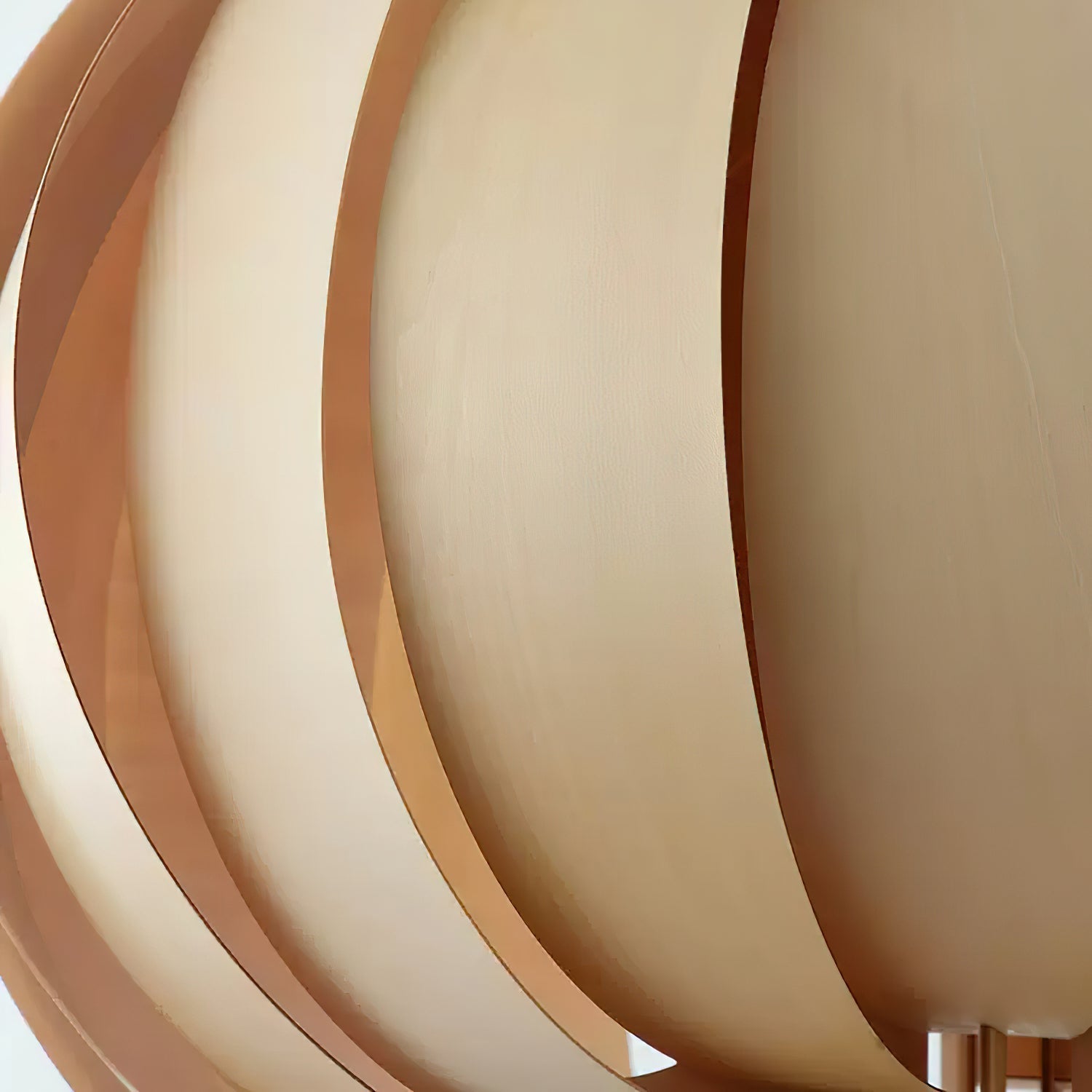 Wooden Lantern Pendant Lamp Layered Organic - Letslighting