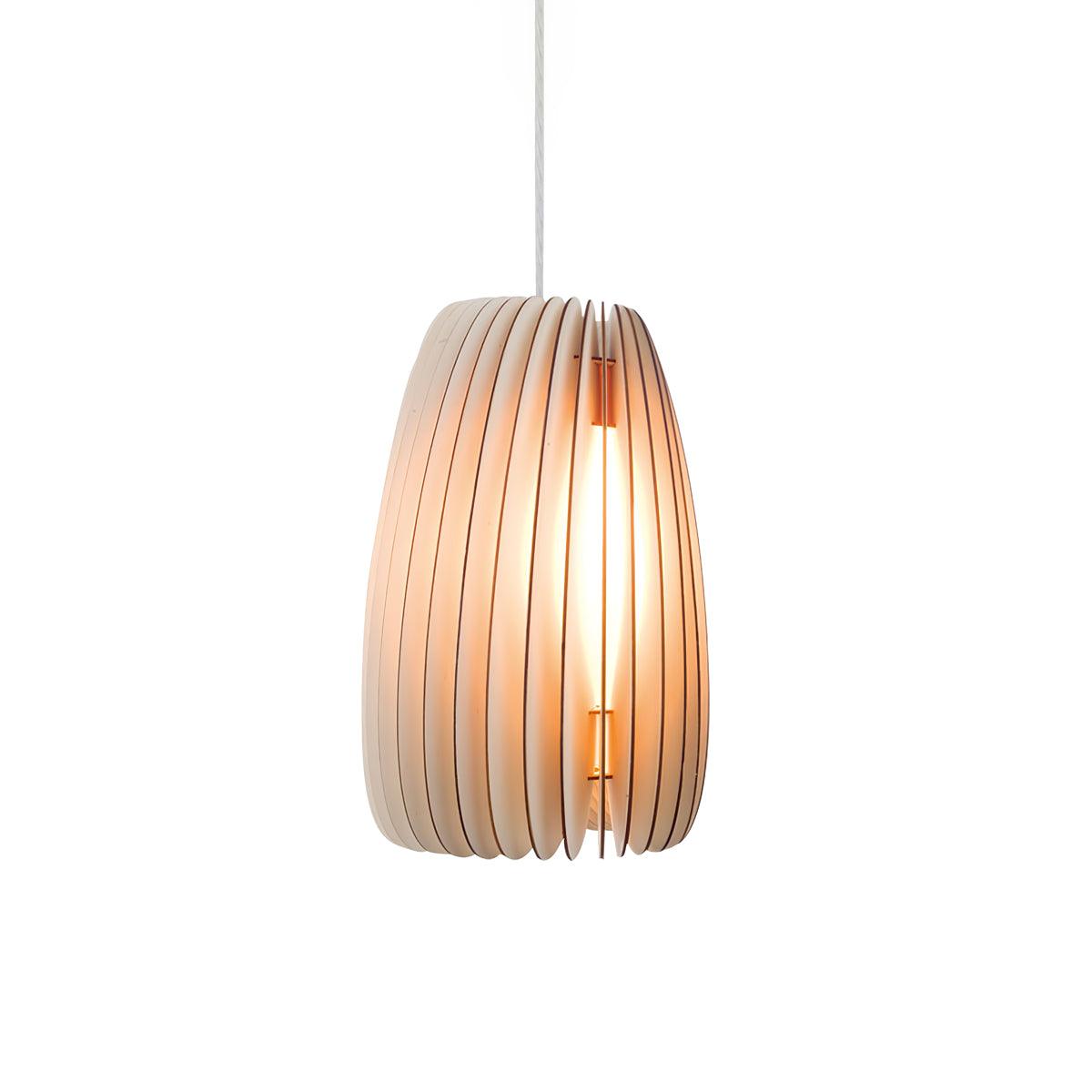 Vovene Élégance Unique Sphère Bois Suspension - Neutralighting