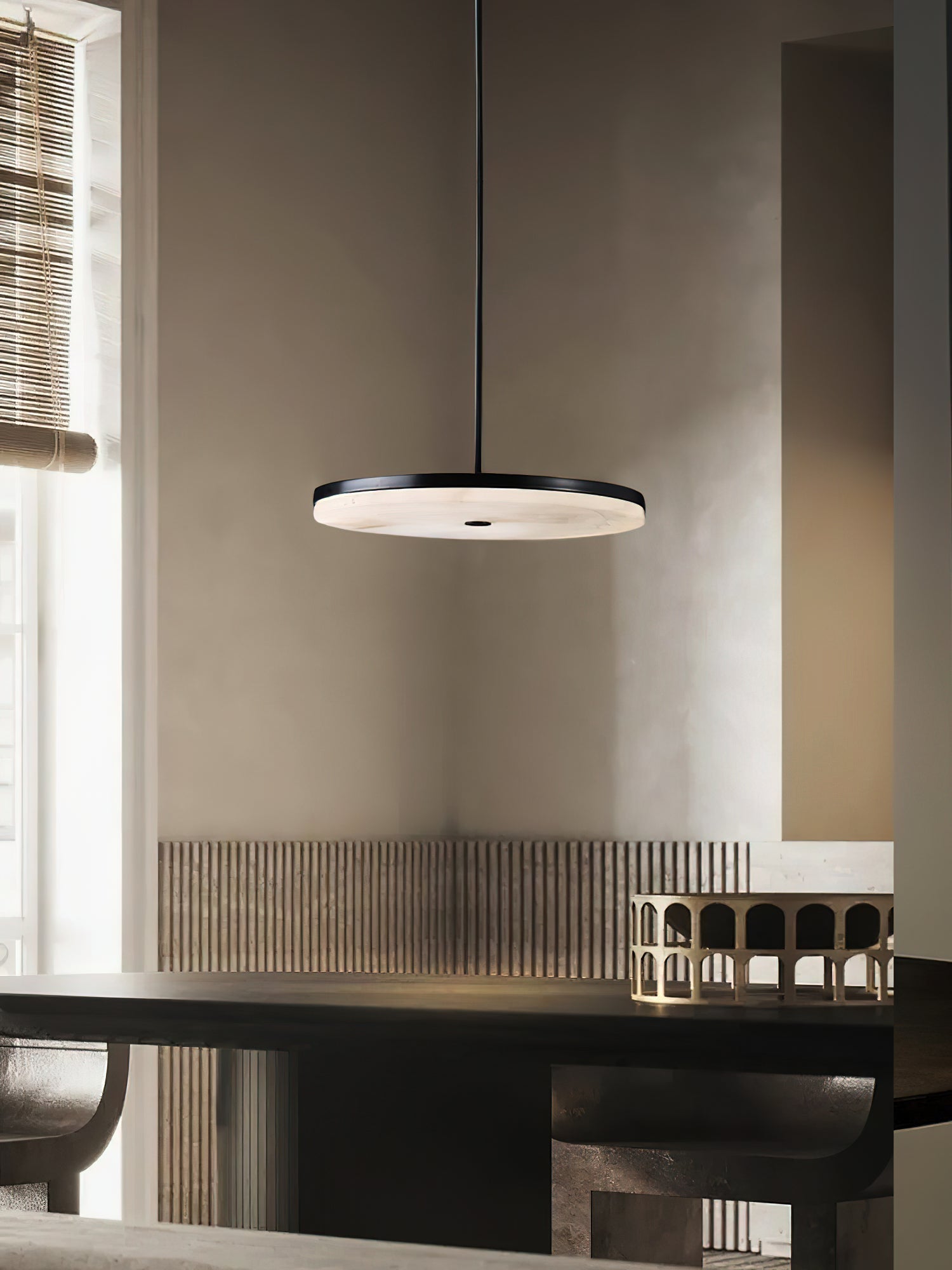Utalion Suspension Métal Albâtre Minimaliste Moderne - Neutralighting