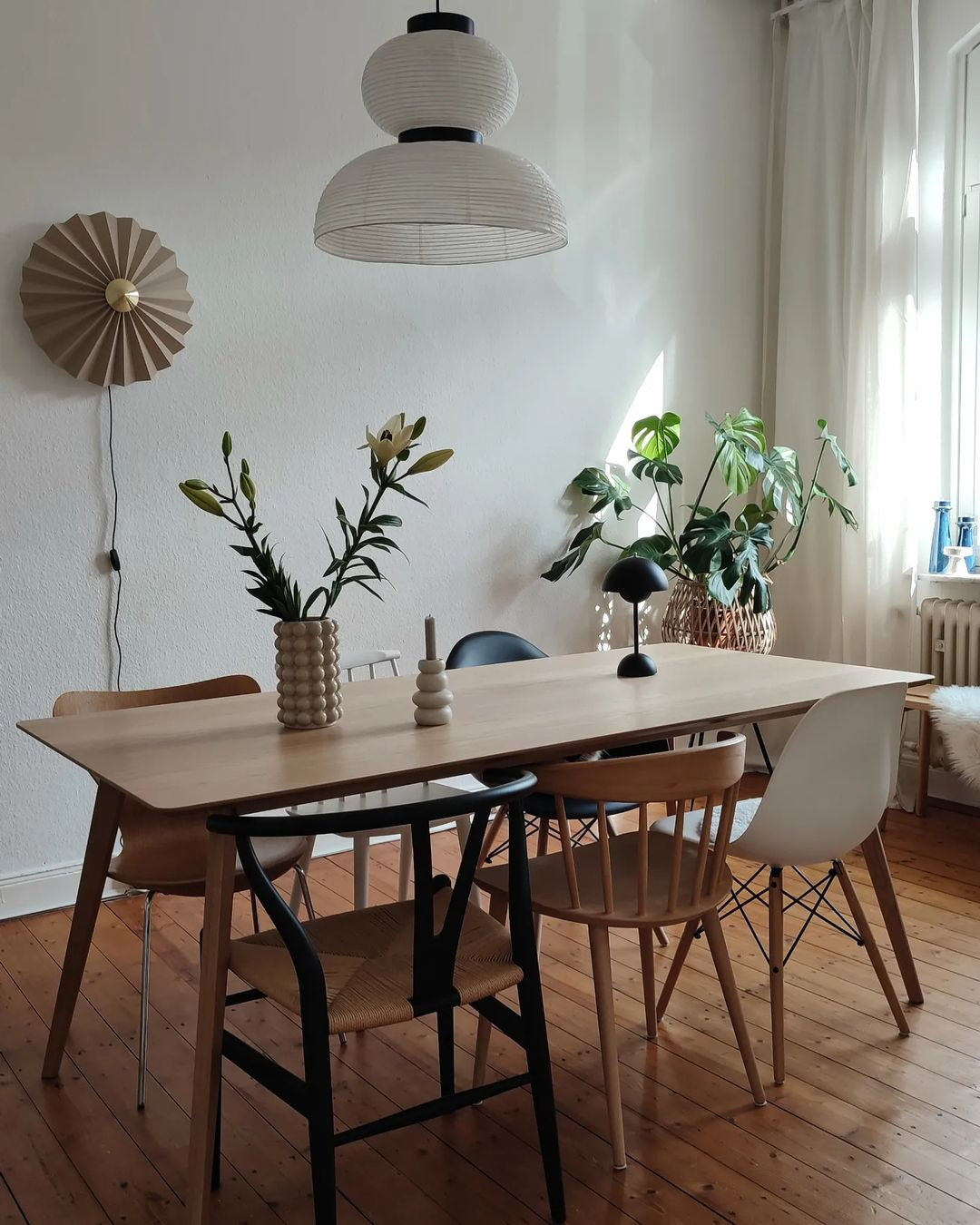 Lanterne en Papier Suspendue Xuan Tranquil - Neutralighting