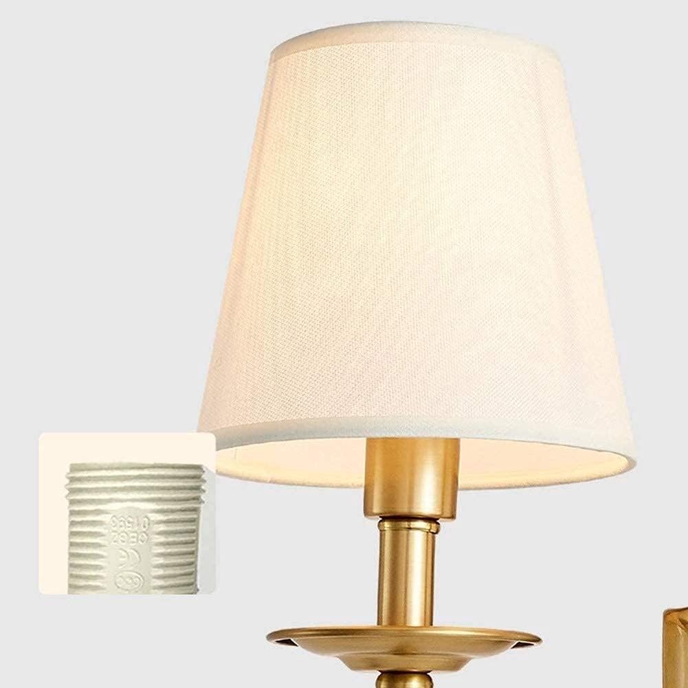 Chloe Applique Murale Vintage avec Abat-Jours en Tissu - Neutralighting
