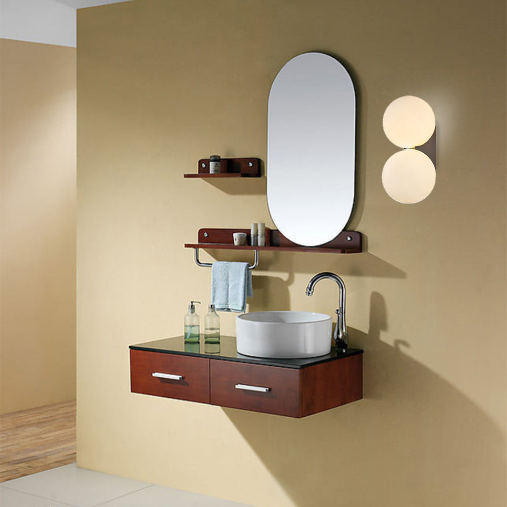 Valentina Simple Intérieur Applique Murale Métal Verre Salon Chambre à Coucher - Neutralighting