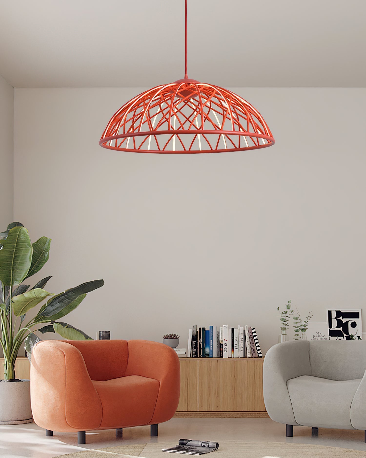 Zeela Suspension Minimaliste Bois et Verre - Neutralighting