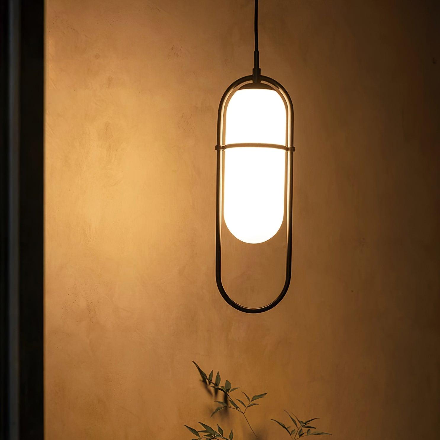 Zesta Pendant Lamp Ribbed Glass Minimalist - Letslighting