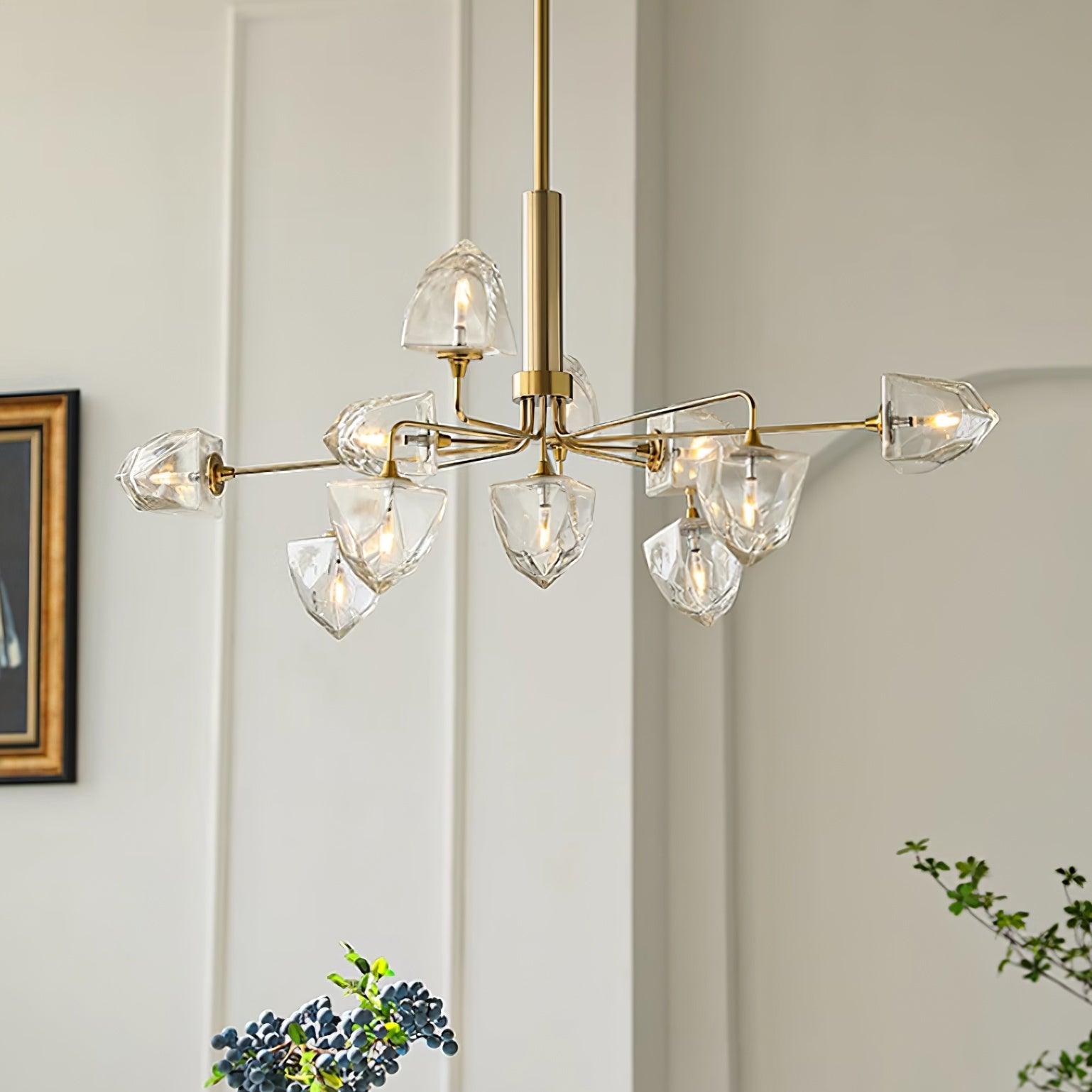 Zevin Lustre Verre Or Élégant - Neutralighting