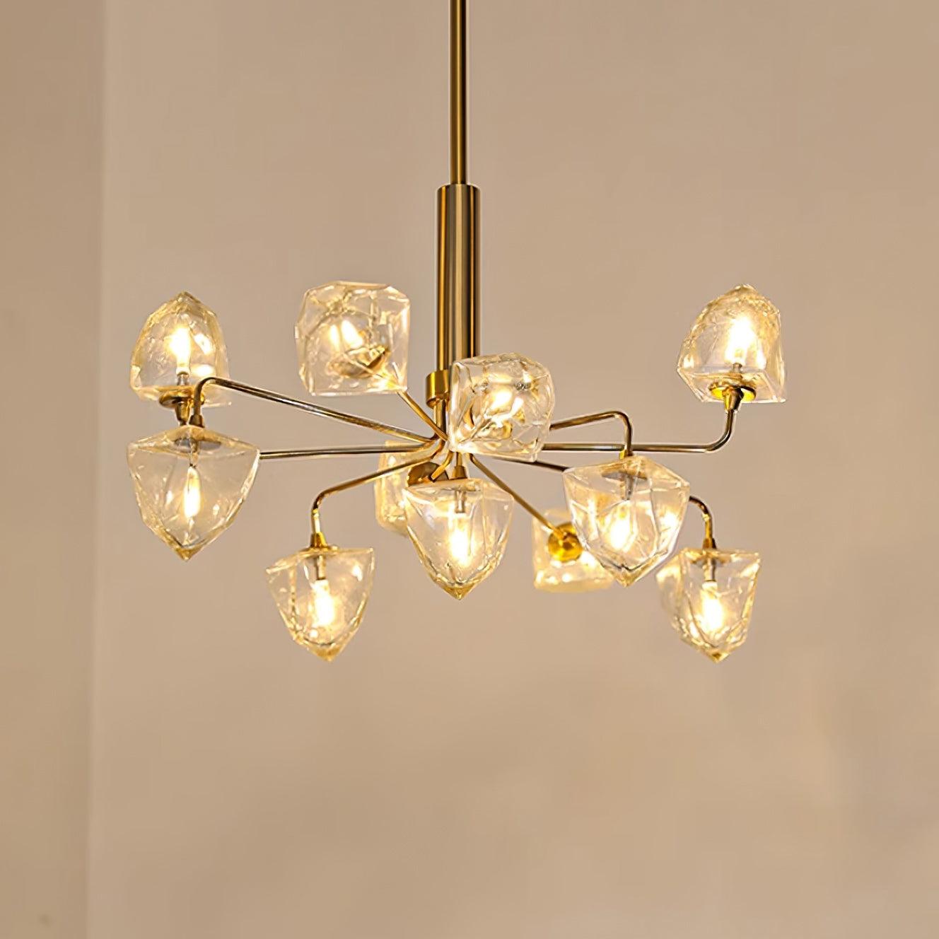 Zevin Lustre Verre Or Élégant - Neutralighting