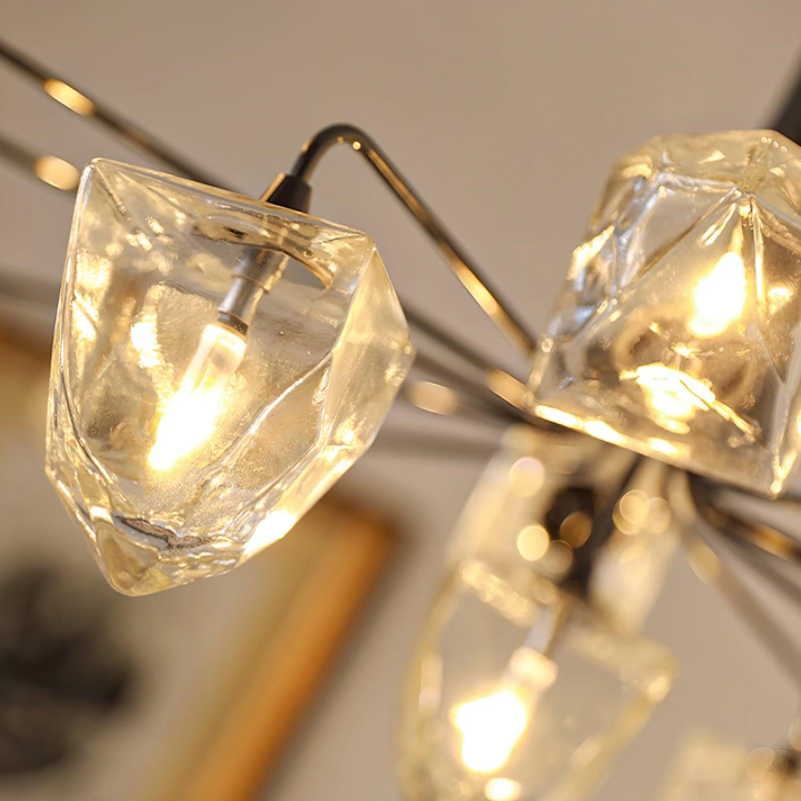 Zevin Lustre Verre Or Élégant - Neutralighting