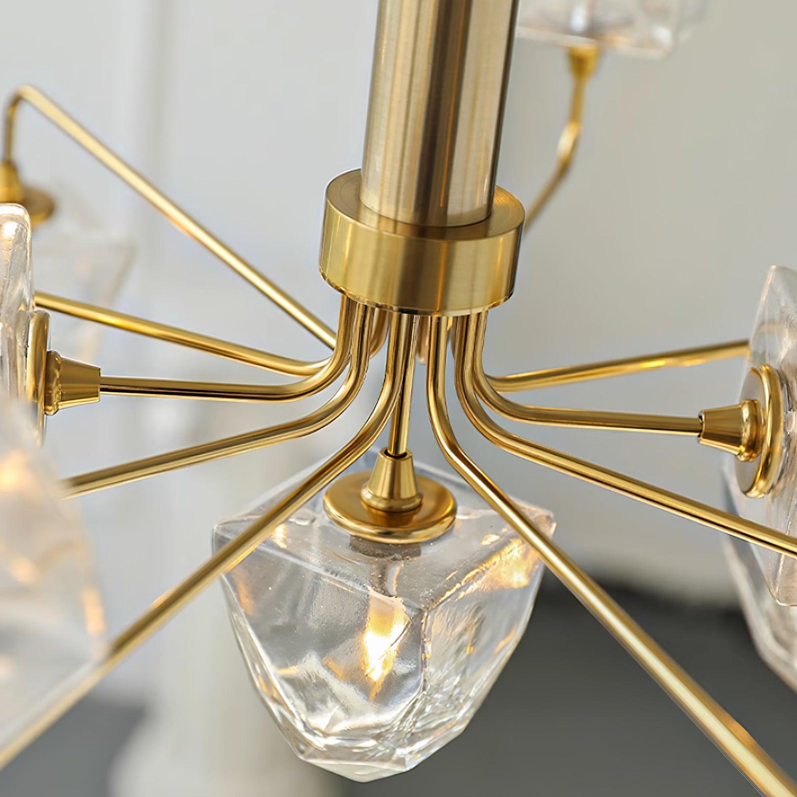 Zevin Lustre Verre Or Élégant - Neutralighting
