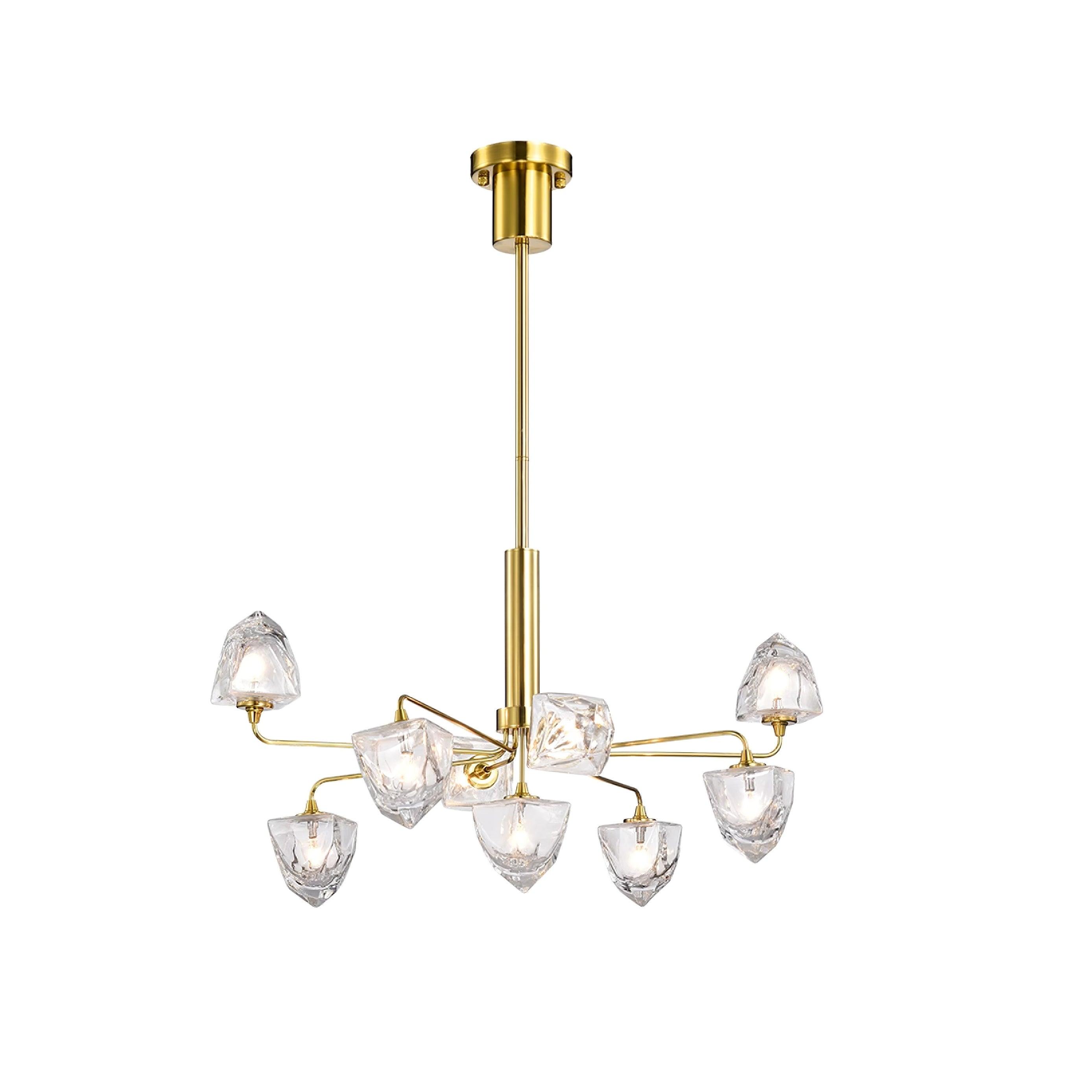 Zevin Lustre Verre Or Élégant - Neutralighting
