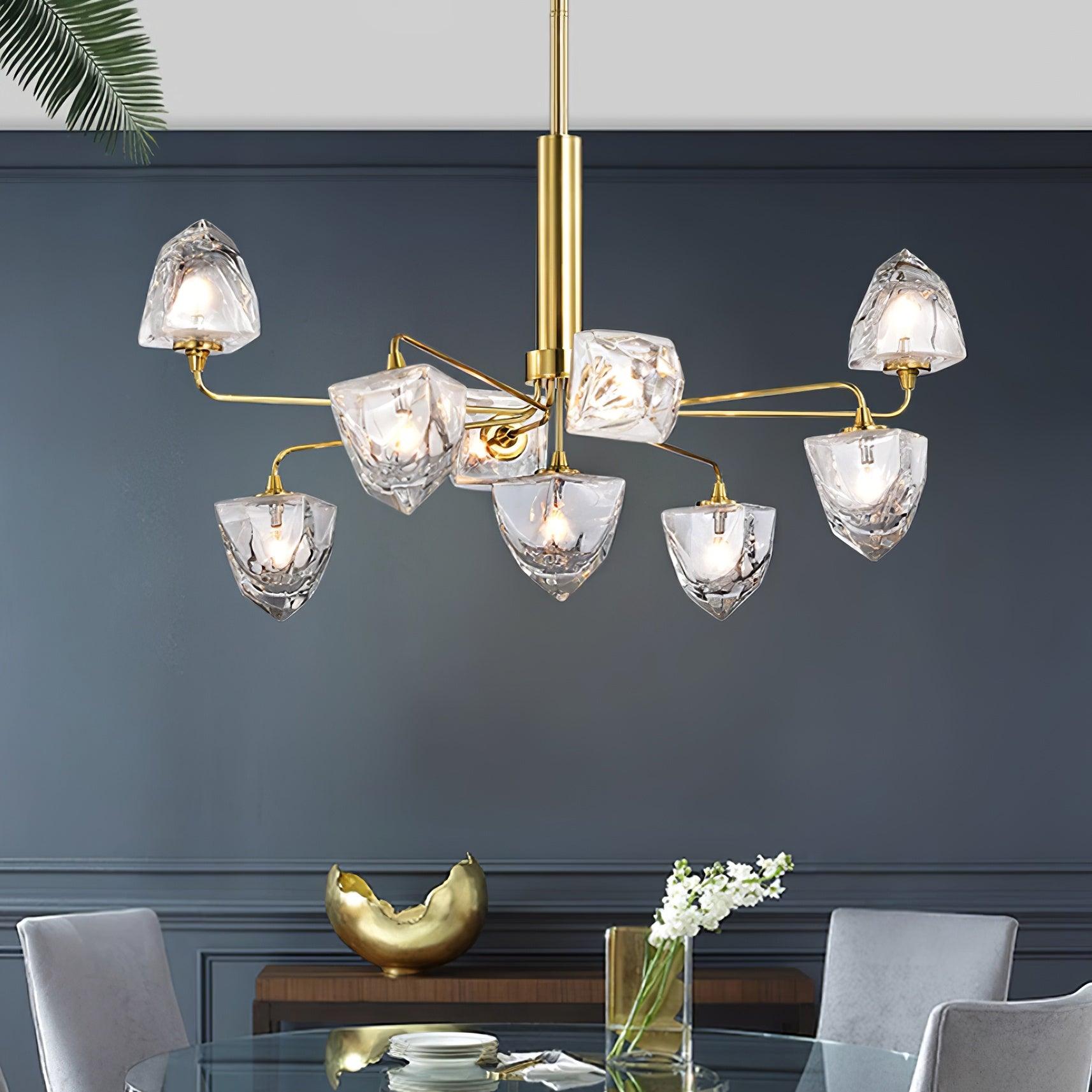 Zevin Lustre Verre Or Élégant - Neutralighting