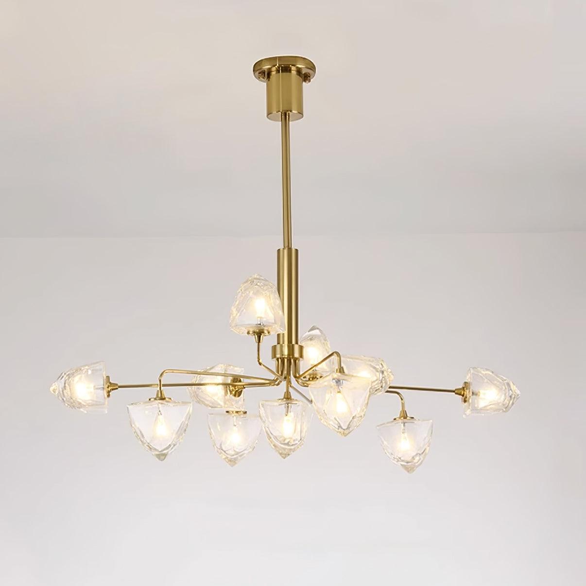 Zevin Lustre Verre Or Élégant - Neutralighting