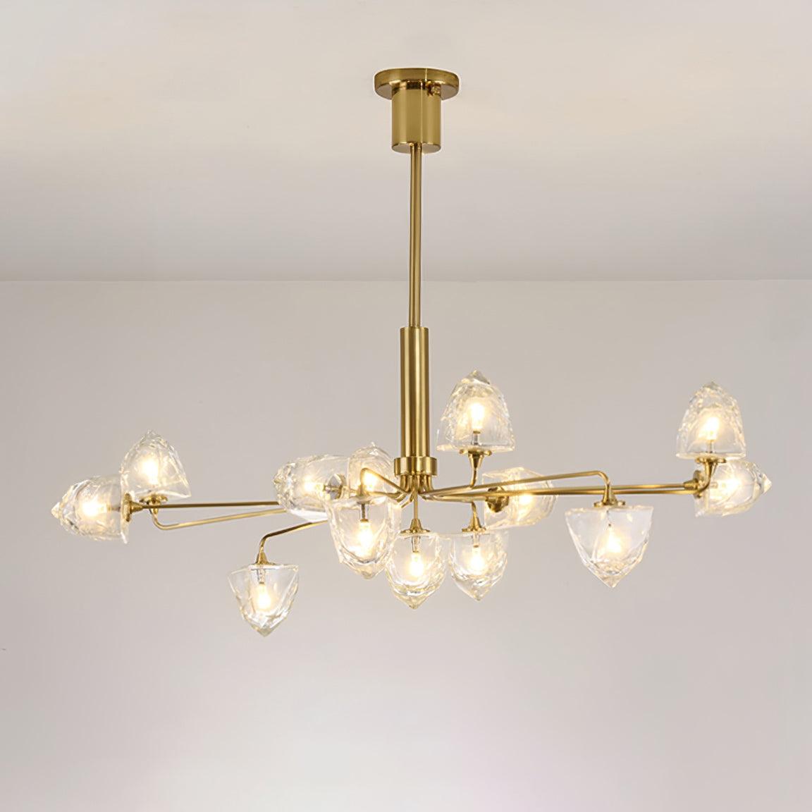 Zevin Lustre Verre Or Élégant - Neutralighting