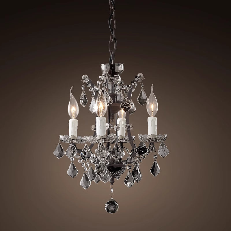 Silva Lustre décoratif Moderne, Métal/Cristal, Rouille, Salon