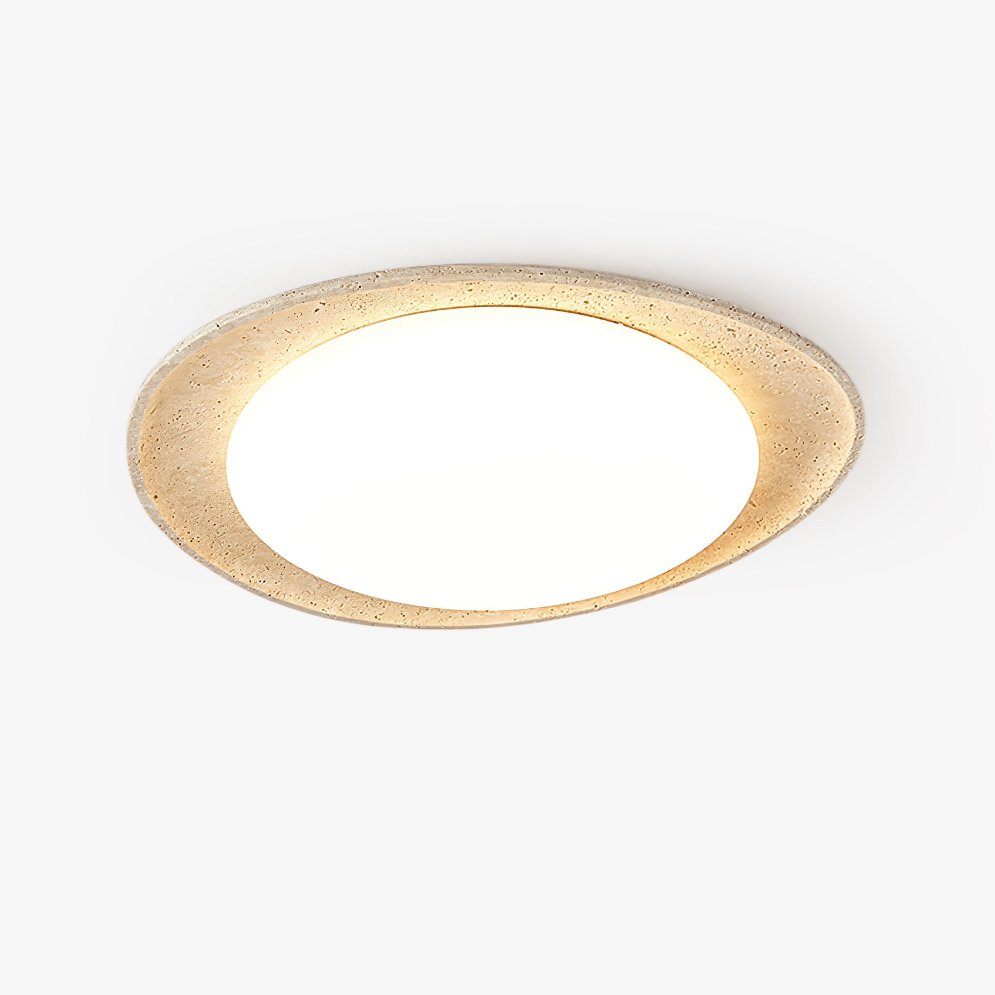 Cunorarae Organic Travertine Ceiling Light - Neutralighting