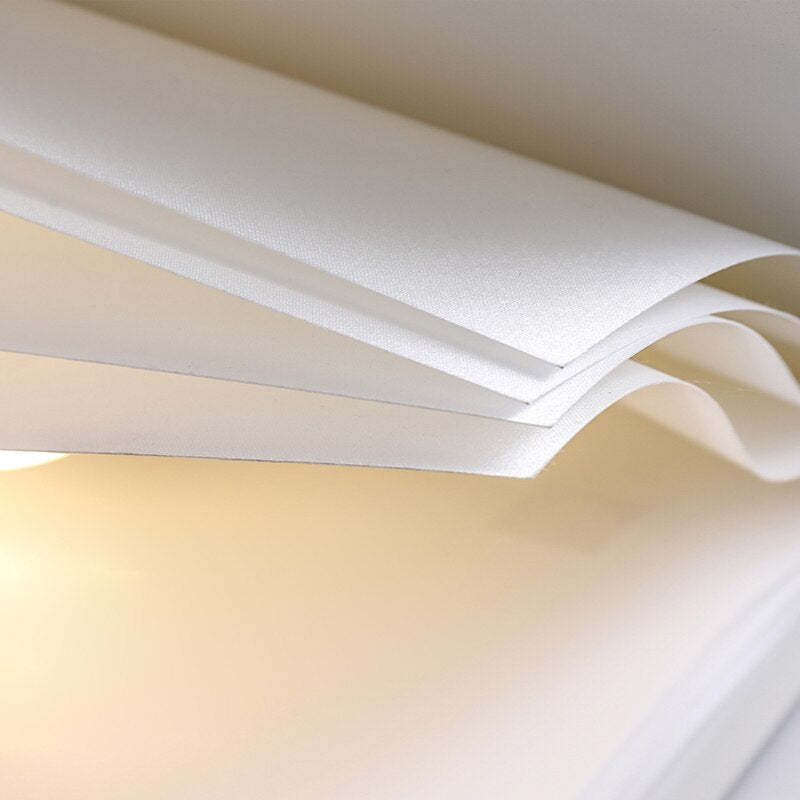 Arisha Suspension Carré Contemporaine, Métal/Tissu, Blanc/Gris, Chambre à Coucher/Librairie - Neutralighting