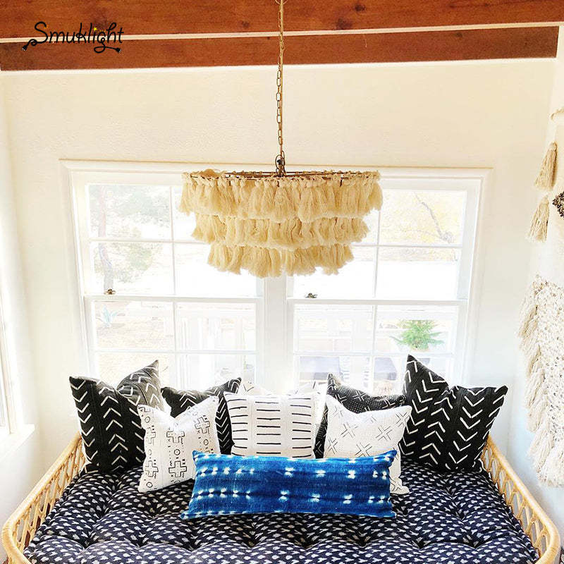 Ritta Suspension Nuage Retro, Metal/Tissu, Rose/Beige/Violet, Salon - Neutralighting