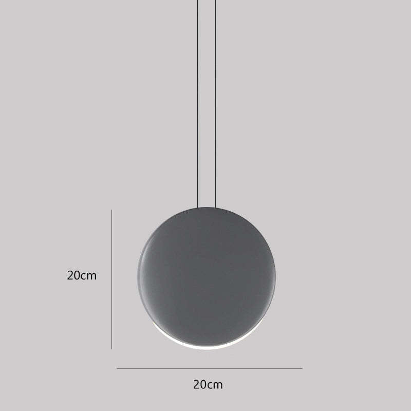 Valentina Suspension Ronde Simple, Métal/Résine, Noir/Vert/Brun/Gris/Blanc, Chambre à Coucher/Bureau - Neutralighting