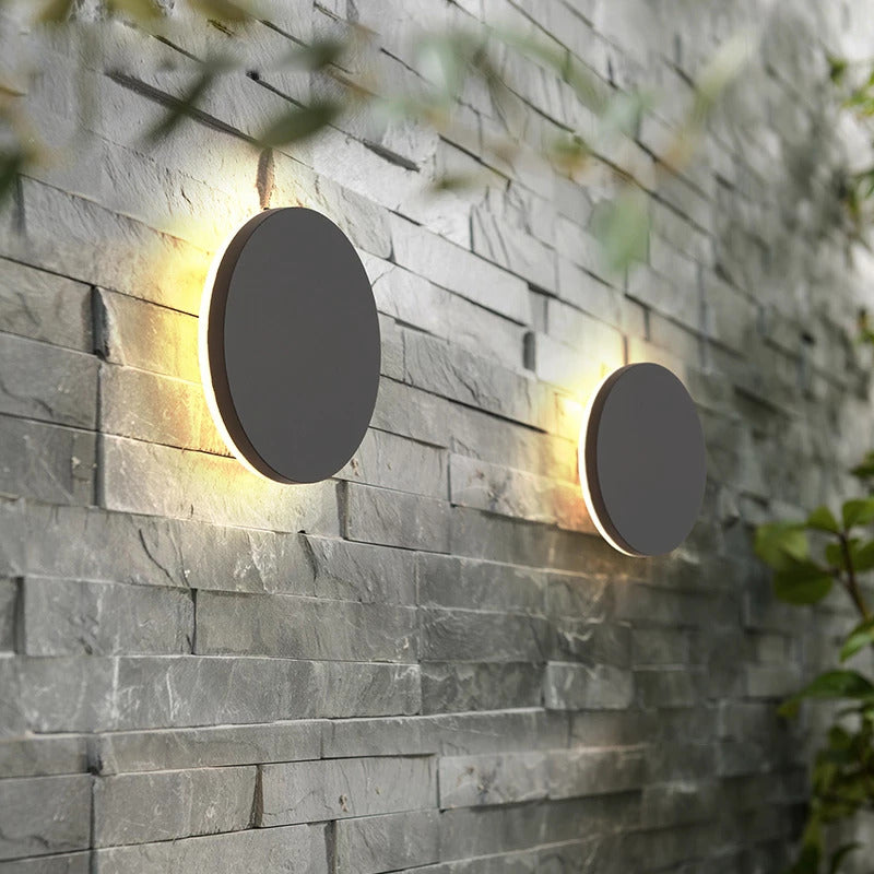 Klyne Applique Murale Rond/Carré Moderne Noir/Blanc. Cour - Neutralighting