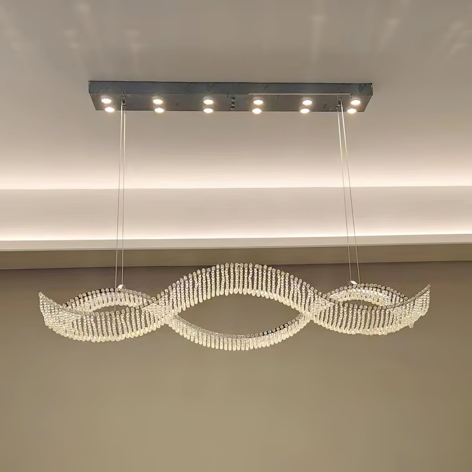 Ivsolara Chandelier en Cristal Luxe Postmoderne - Neutralighting