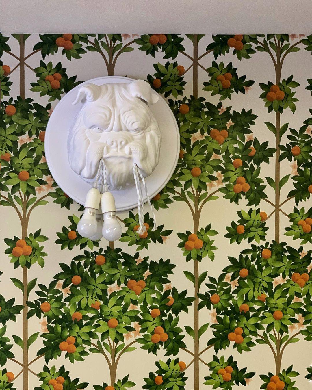 Lustra Applique Murale Sculpture Bulldog Fantaisiste - Neutralighting