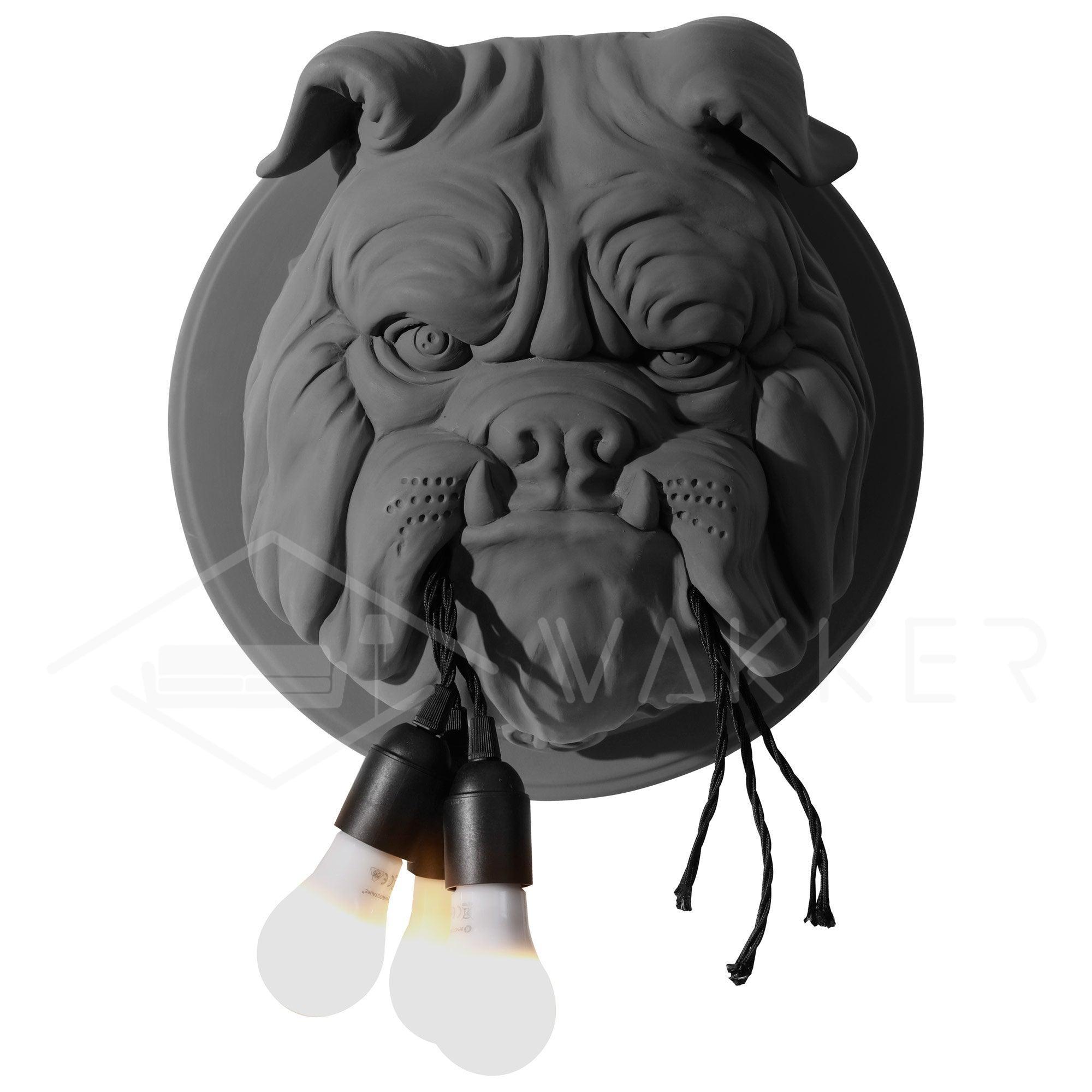 Lustra Applique Murale Sculpture Bulldog Fantaisiste - Neutralighting
