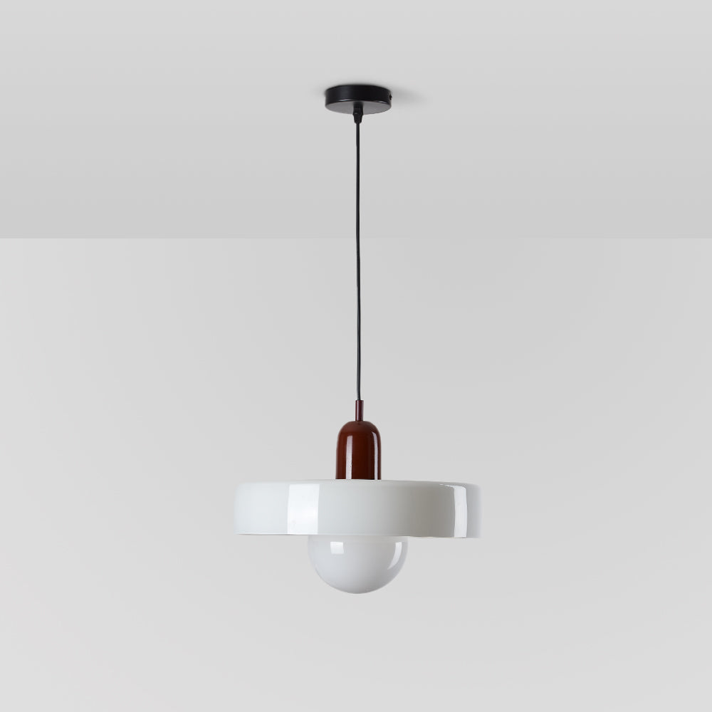 Jess Suspension Ronde Vintage Verre Salon - Neutralighting