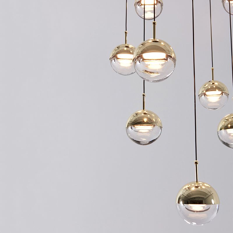 Valentina Design Moderne Luminaires Suspensions Métal Verre Salon/Chambre - Neutralighting