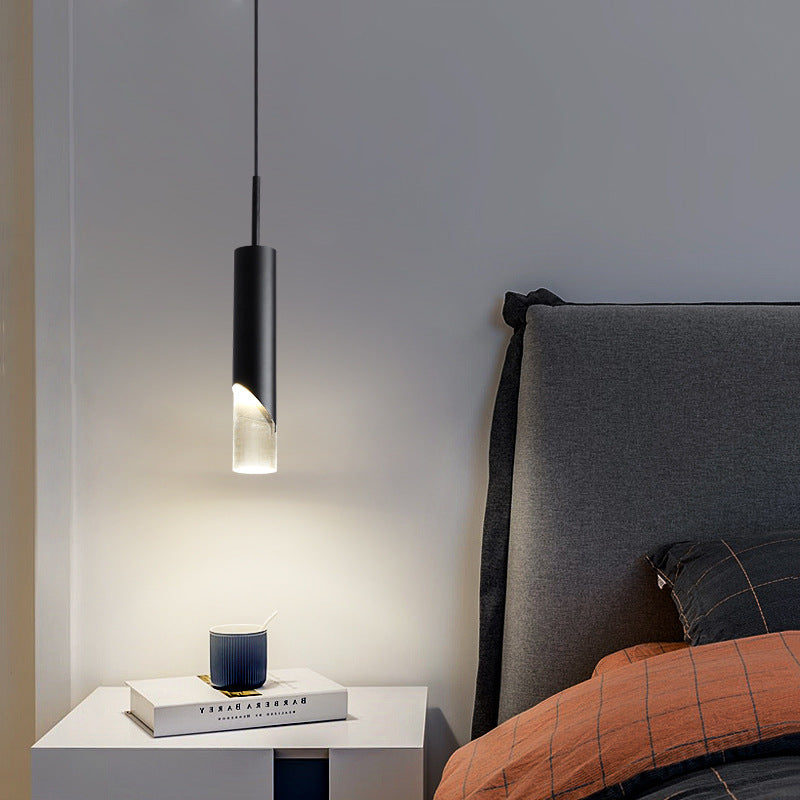 Ray Luminaires Suspension LED Simple Acrylique/Métal Or/Noir Salon - Neutralighting