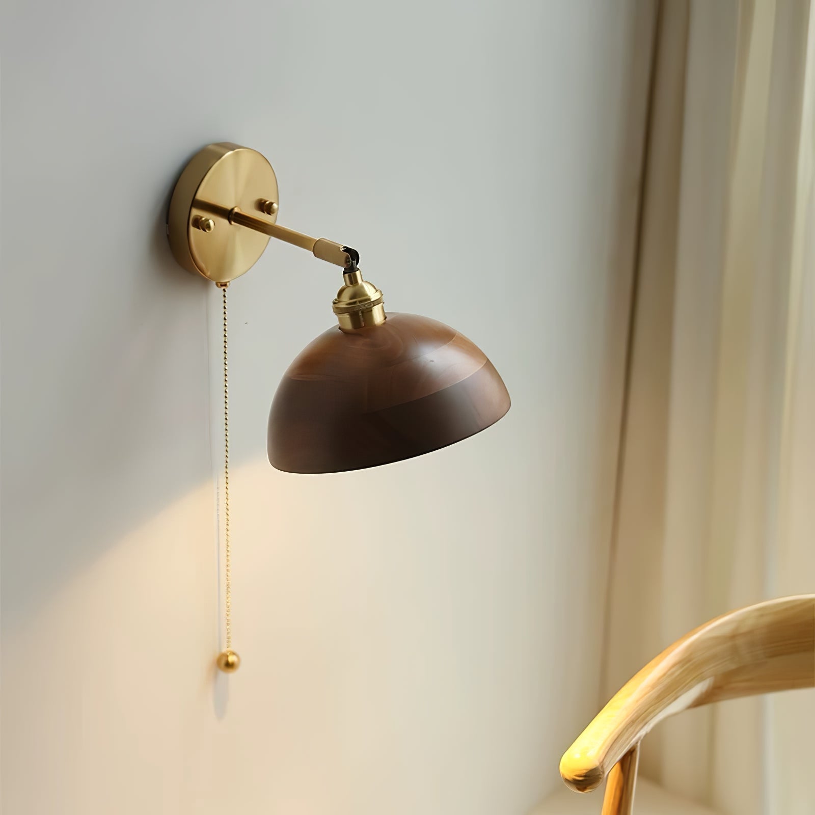 Eira Applique Murale Vintage avec Interrupteur à Chaînette - Neutralighting