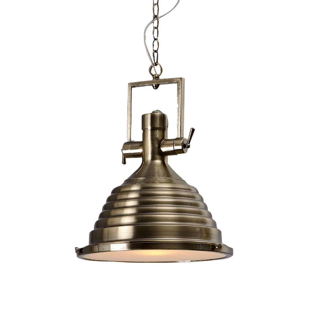 Solara Lampe Suspendue en Laiton Industrielle - Neutralighting