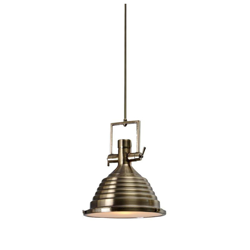 Solara Lampe Suspendue en Laiton Industrielle - Neutralighting