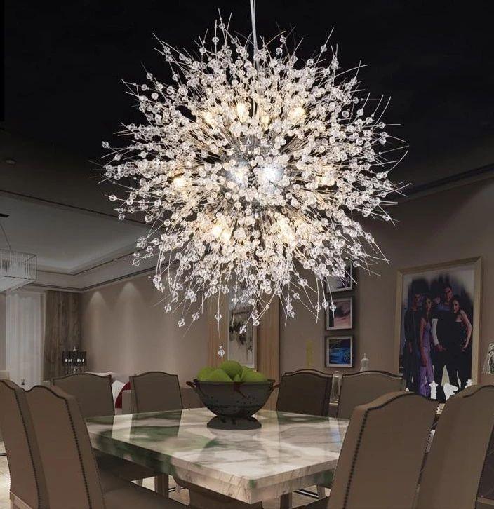 Lustra Chandelier Cristal Pissenlit avec Cristaux - Neutralighting