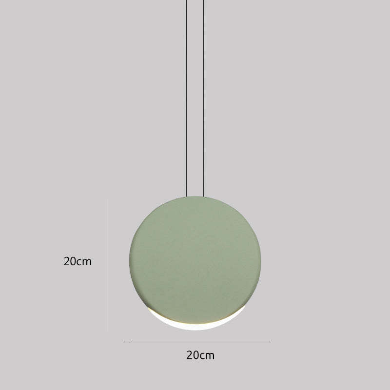 Valentina Suspension Ronde Simple, Métal/Résine, Noir/Vert/Brun/Gris/Blanc, Chambre à Coucher/Bureau - Neutralighting