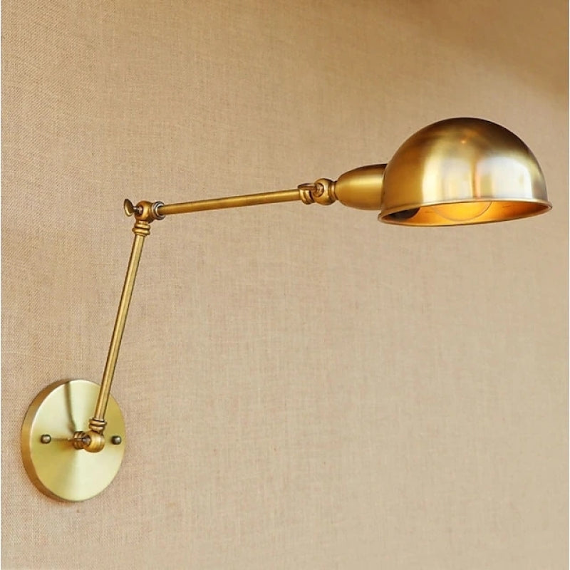Epoch Applique Murale Demi-sphère Pliable, Laiton, Salon - Neutralighting