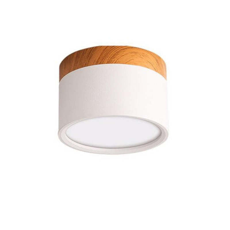 Jojo Petit Plafonnier Led Multicolor Bois Nordique. Couloir - Neutralighting